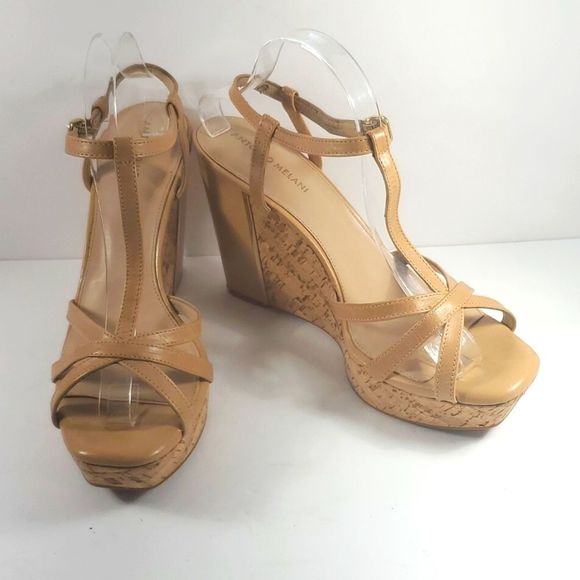 ANTONIO MELANI "SELMA" WEDGE SANDAL (S534) - Picture 1 of 9